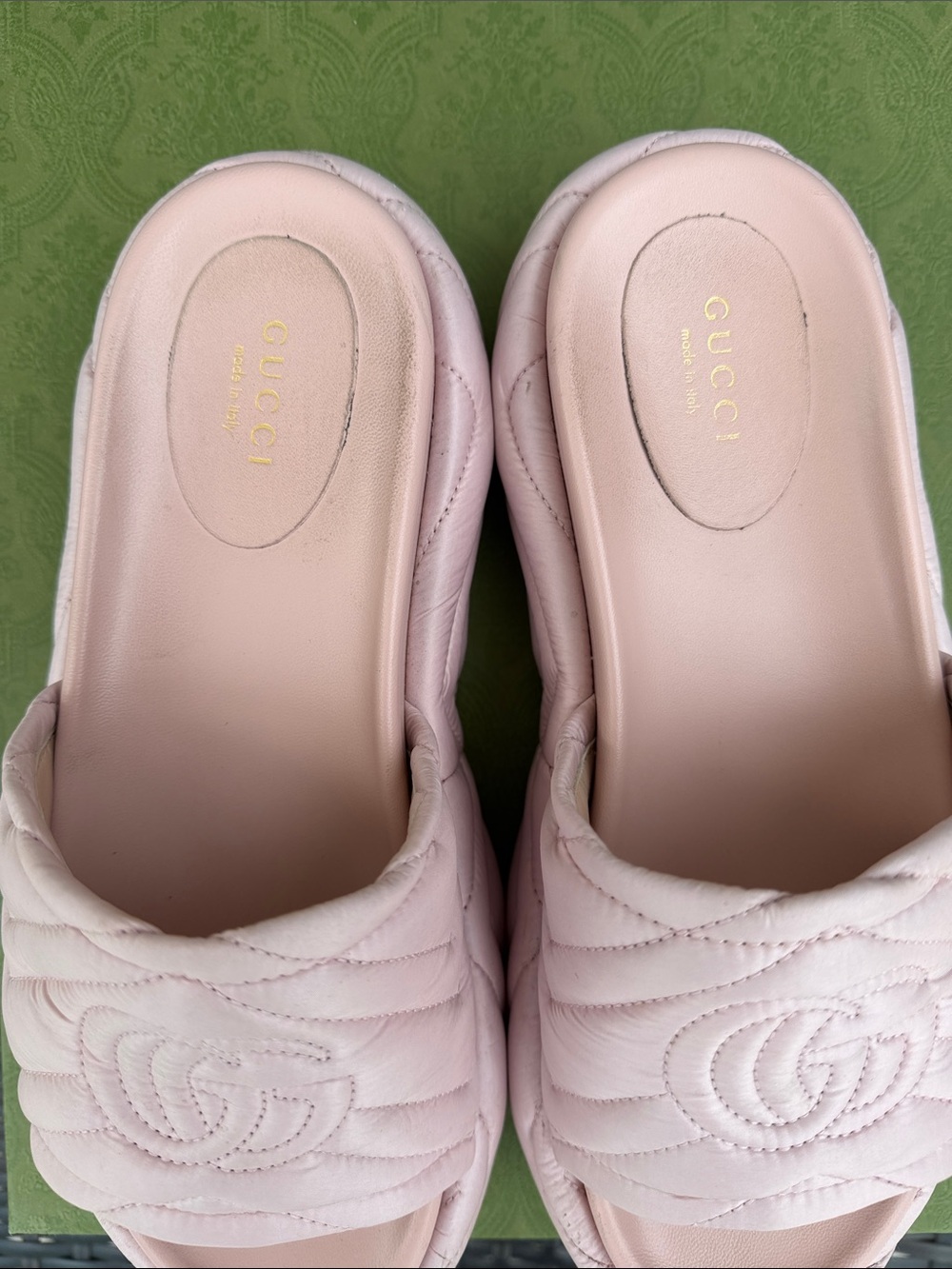 Gucci Angelina platform slide sandals - Picture 3 of 10